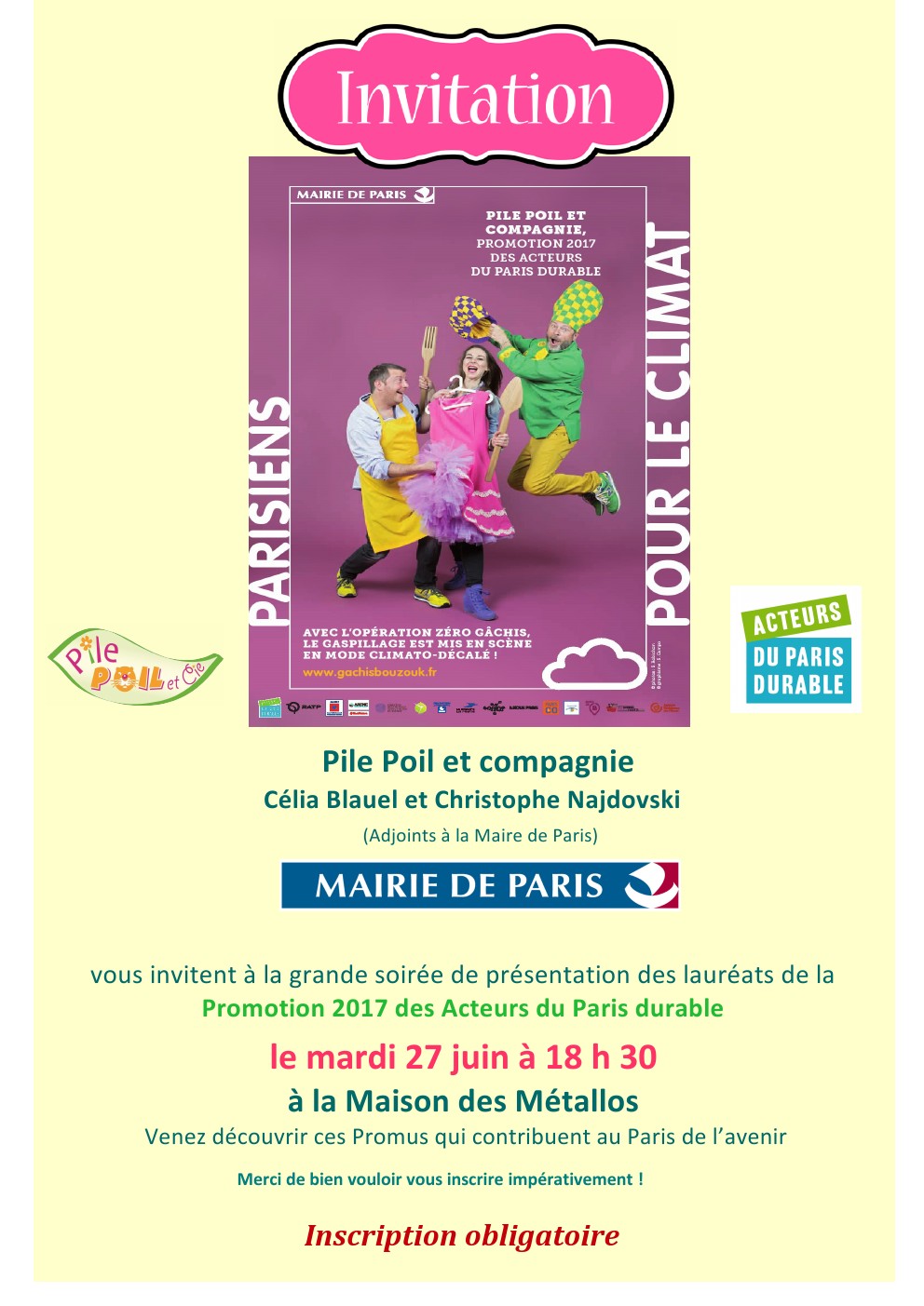 INVITATION RAPPEL