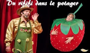 MONTAGE PHOTO FRAISE + JARDINIER